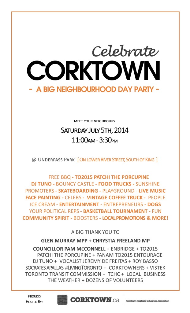 Corktown Summer BBQ FLYER