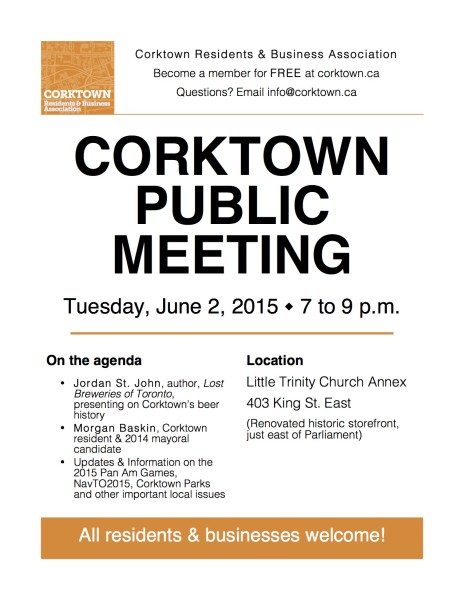 Corktown Meeting Poster - June 2015-final
